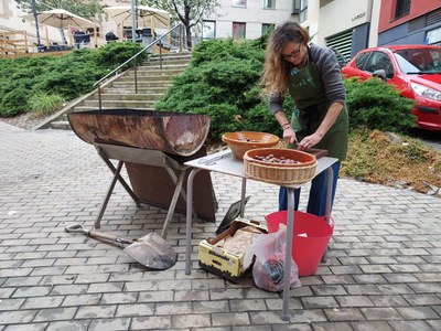 Les castanyes també han estat protagonistes en l'Hola Tardor del Centre Històric.