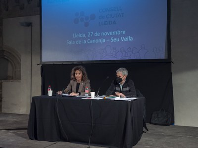 Marta Gispert ha explicat l'origen i funcionament del Consell com a regidora de Participació.