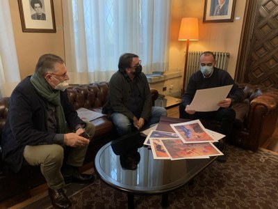 Els representants del sindicat han mantingut una trobada amb l'alcalde.