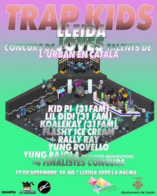 Un concert de trap en català dins del projecte Palma Beat del Departament de Joventut de l’Ajuntament de Lleida que pretén oferir un espai els divend….