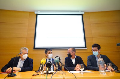 La presentació, a la Cambra de Comerç de Lleida..