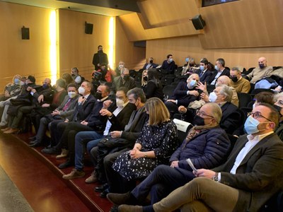 Imatge del públic de la jornada, a la qual ha assistit el paer en cap.