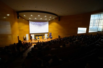 Vista de l'auditori durant la celebració d'aquesta jornada.