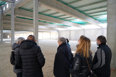 Vista de l'espai interior de la futura nau d'Ilersis.