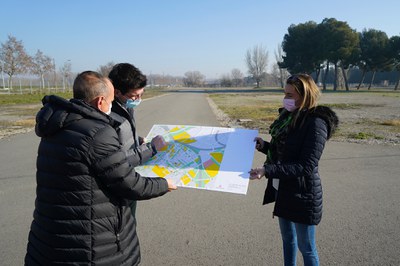 Pueyo i Postius han visitat avui els terrenys de l'antiga Hípica de Cappont, que formen part de l'ARE.