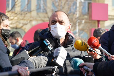 El paer en cap ha atès als mitjans.