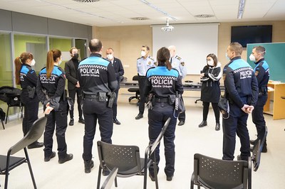 Els sis nous agents han iniciat aquesta setmana el seu període de pràctiques, que té una durada de nou mesos.