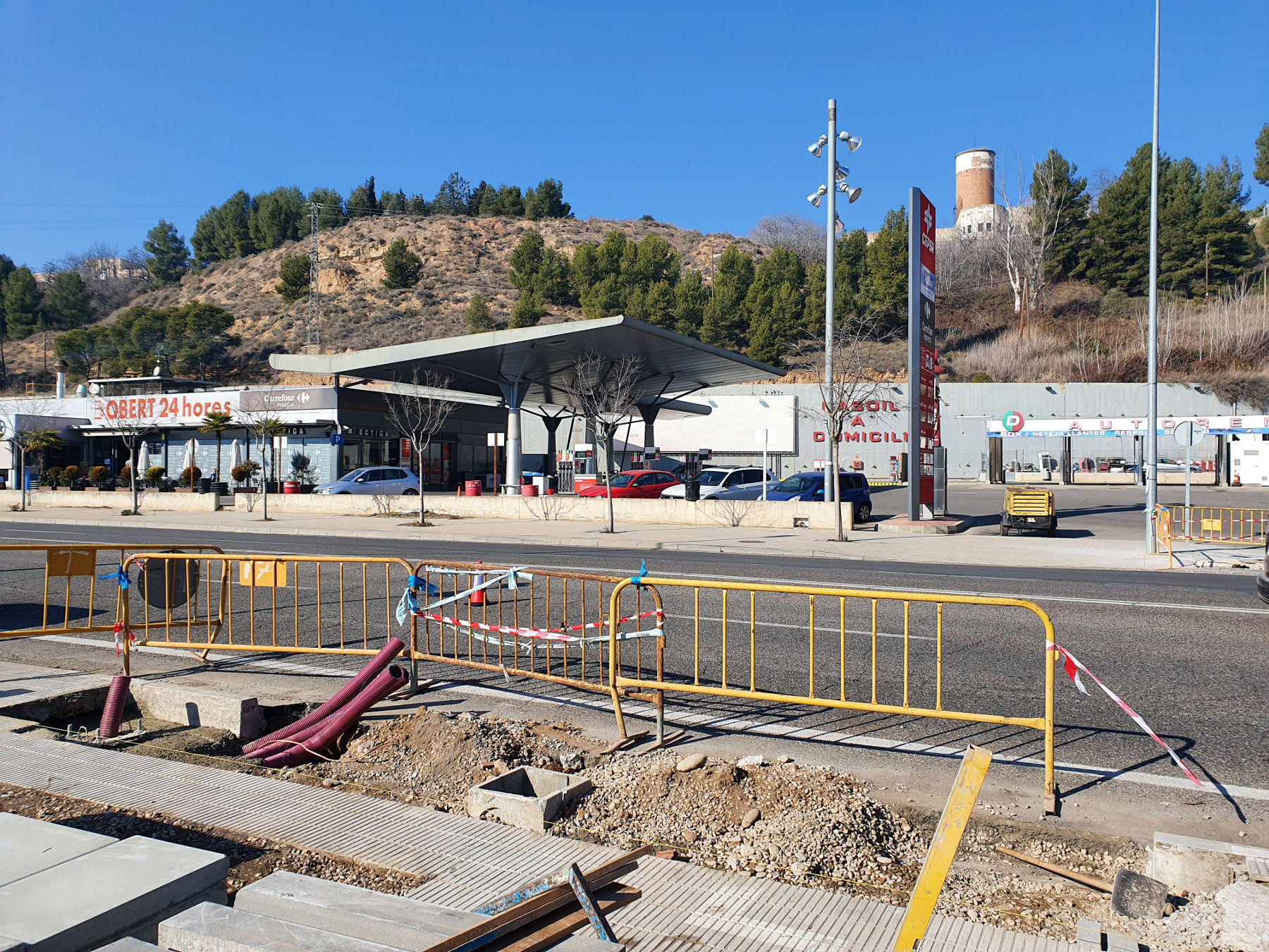 Aquest és el punt on es situarà el pas de vianants