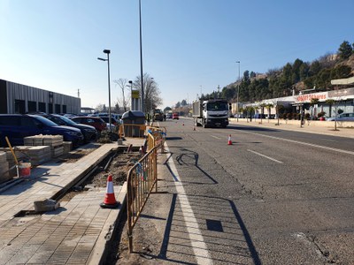 Imatge dels treballs.