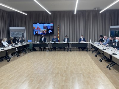 La reunió ha tingut lloc avui a la Diputació de Lleida.