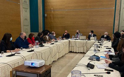 El paer en cap, Miquel Pueyo, intervé en una de les sessions de treball mantingudes aquests dies a Portugal, en el viatge organitzat pel Diplocat, pe….