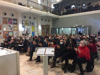 L’acte ha omplert la Sala Alfred Perenya..