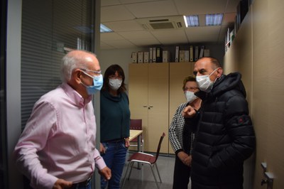 Visita també a les dependències de la Fundació Verge Blanca.