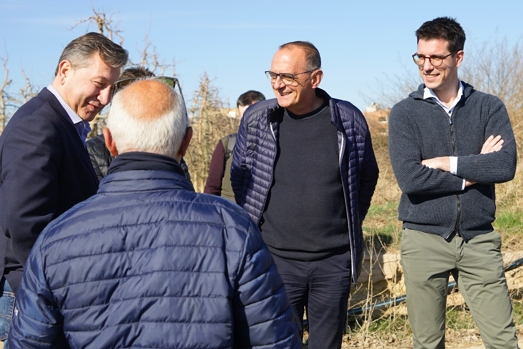 Pueyo ha visitat les obres que s'estan duent a terme a Llívia, acompanyat de Castro, Postius i tècnics municipals i de l'empresa