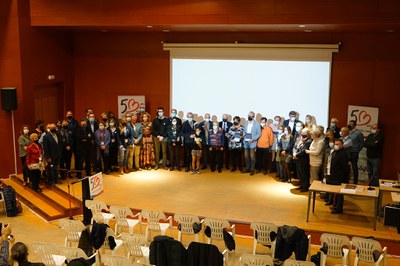 Primer dels actes commemoratius del 50è aniversari del moviment veïnal a Balàfia.