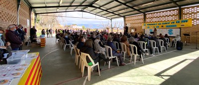 L'acte ha tingut lloc a la pista polivalent de Butsènit.