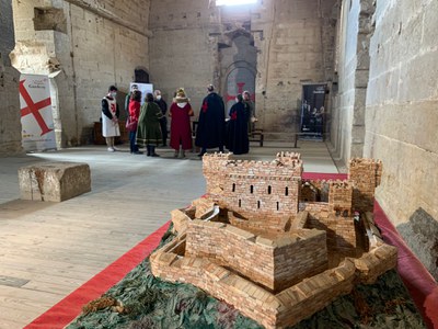 Activitat dinamitzada del Templer per un Dia al Castell de Gardeny.