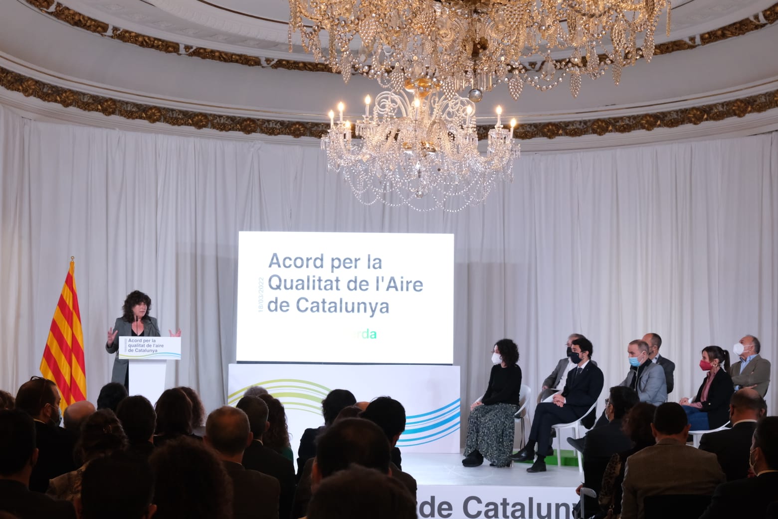 L'acord per la qualitat de l'aire s'ha presentat a Barcelona