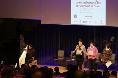 L'acte ha continuat amb un concert poètic musical.