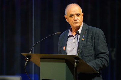 Toni Baró és el president de la FAVLL.