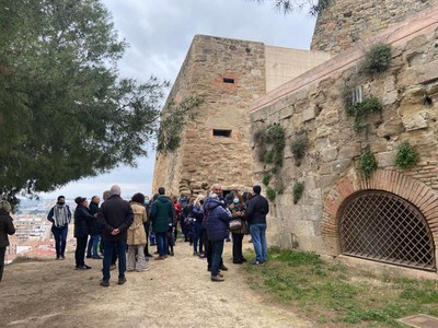 El búnquer sota el Baluard de Louvigny i un refugi antiaeri, altres vestigis del conflicte bèl·lic.