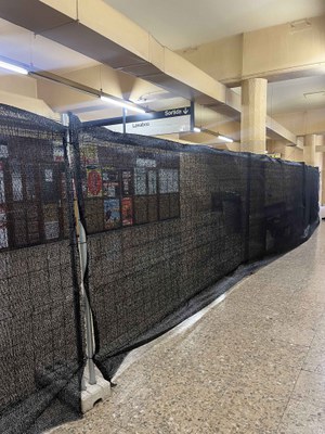 S'ha restringit amb lones l’accés als espais que queden inhabilitats a partir d’ara.