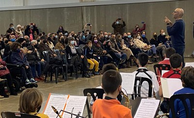 El director del Conservatori i Escola municipal de Música de Lleida ha presentat la trobada.