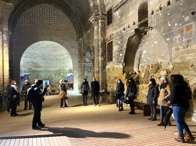 La visita posa al descobert la importància d'aquesta fortalesa, que va començar a patir transformacions arran de la Guerra dels Segadors.