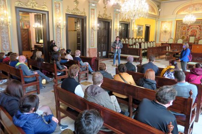 El tinent d’alcalde Toni Postius ha saludat el grup de professors de Finlàndia, Suècia, Alemanya, Turquia que estan a Lleida en el marc d’aquest inte….