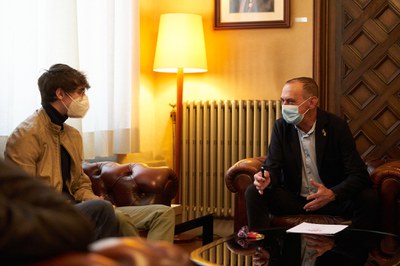 Erta i Pueyo, avui a la Paeria.