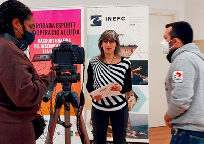 La tinent d’alcalde Sandra Castro ha participat en la segona sessió de la trobada Cooperació i Esport, que s’ha centrat en l’esport com a eina per al….