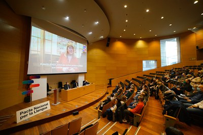 Presentació a Lleida del Pacte nacional per llengua i de l’informe “Un marc sociolingüístic igualitari per a la llengua catalana”, a l'Auditori Centr….