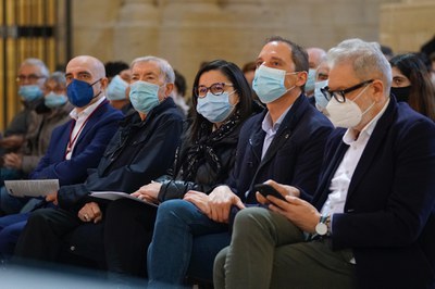 El bisbe Salvador, juntament amb la tinent d'alcalde Freixanet, han copresidit l'acte.