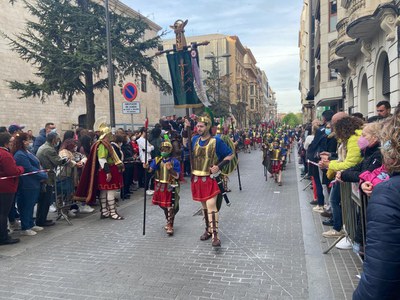 Els Armats, els primers en obrir la processó.