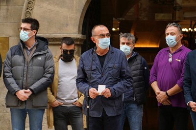 El paer en cap ha adreçat unes breus paraules als assistents.