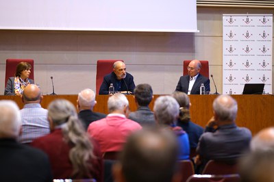 Acte commemoratiu del cinquantenari del Premi del Llibre Agrari, a la Universitat de Lleida.