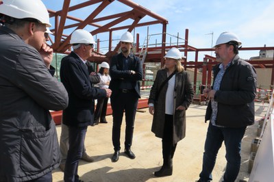 L'arquitecte municipal ha explicat l'evolució de les obres del nou Morera-Museu d’Art Modern i Contemporani de Lleida.
