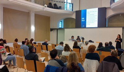 L'acte de constitució del grup de treball sectorial permanent de diversitat funcional s'ha fet a la sala Alfred Perenya.