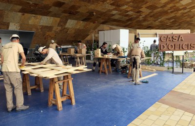 Tallers de demostració del programa la Casa d'Oficis, de l'IMO.