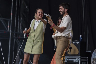Concert de Ginestà, a l'escenari Festes Lleida, als Camps Elisis.