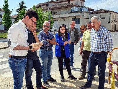 L'actuació permet substituir les antigues canonades de fibrociment.