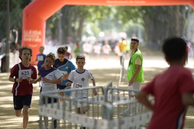Els alumnes de 17 col·legis han participat en la Milla Urbana Escolar.