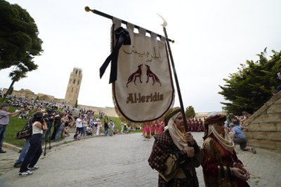 El turó de la Seu Vella, punt de partida de la desfilada de lluïment.
