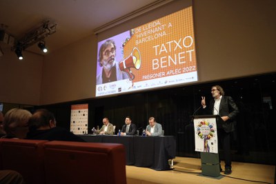 El pregó, a càrrec del periodista i empresari, Tatxo Benet.