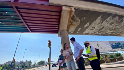 Els desperfectes van se causats per un accident de trànsit el 2022..