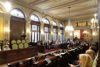 L'acte s'ha desenvolupat al Saló de Sessions de la Paeria.