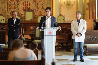 La presentació de l'entrada en vigor de l'ordenança ha tingut lloc avui al Saló de Sessions.