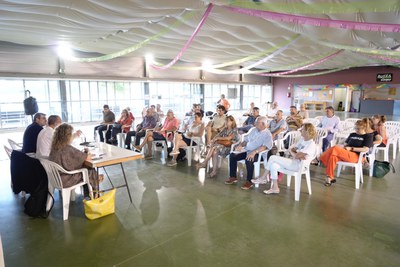 L'alcalde de Lleida ha compartit amb les veïnes i veïns de l'Horta projectes en marxa i ha escoltat suggeriments..