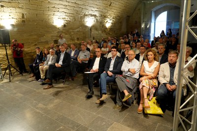 L'acte ha tingut lloc a la Casa de la Volta de la Seu Vella.