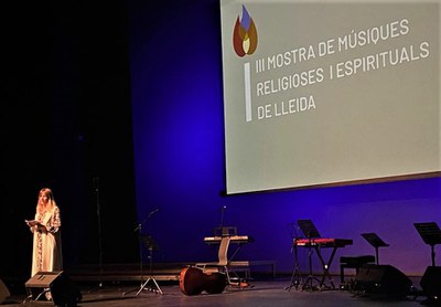 Maria del Olmo ha estat la conductora de la mostra de músiques.